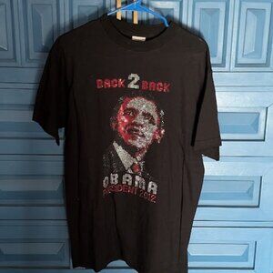 A3 SHAKA ACTIVE Back to Back "Obama President 2012" (NWOT)